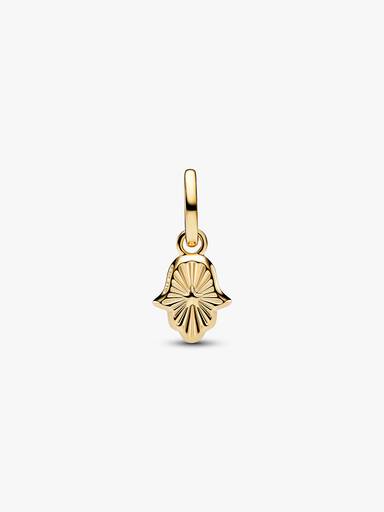 Grüner Hand der Fatima Mini-Charm-Anhänger