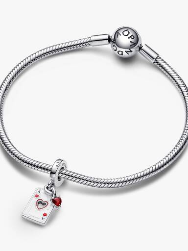 Disney Villains Herzkönigin Doppelter Charm-Anhänger