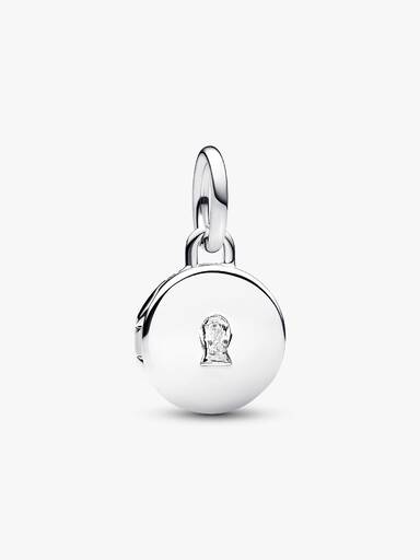 Aufklappbares & Gravierbares Liebesmedaillon Charm-Anhänger