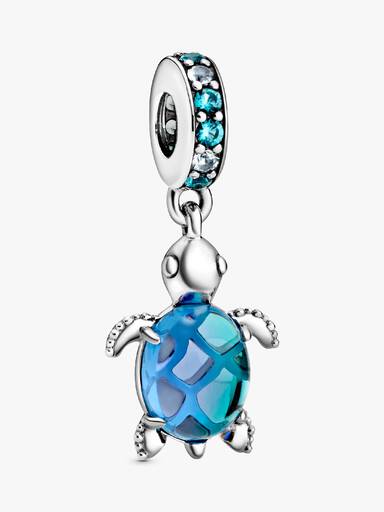 Meeresschildkröte Murano-Glas Charm-Anhänger
