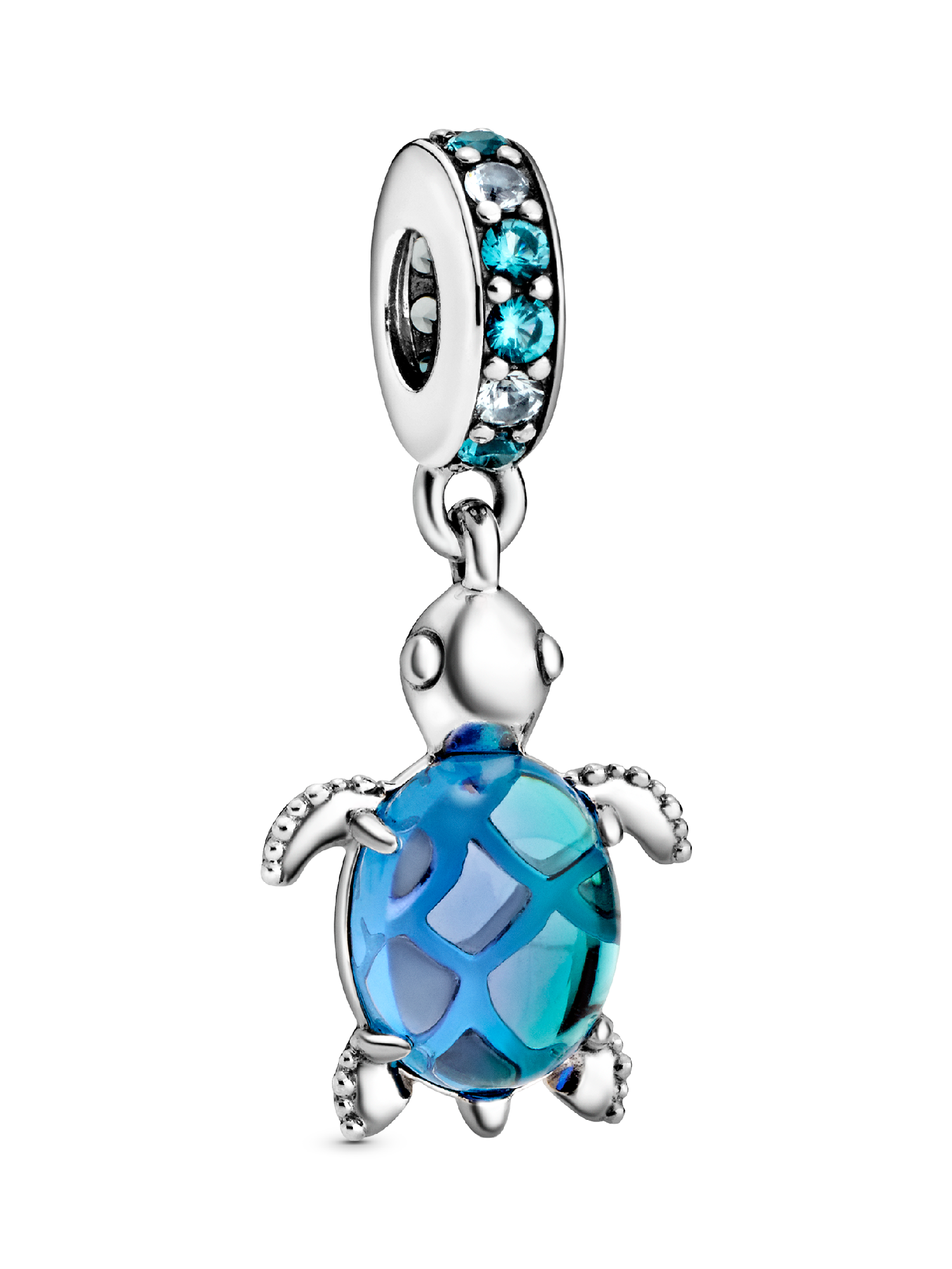 Meeresschildkröte Murano-Glas Charm-Anhänger