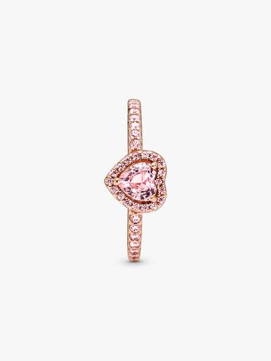Funkelndes Erhabenes Herz Ring