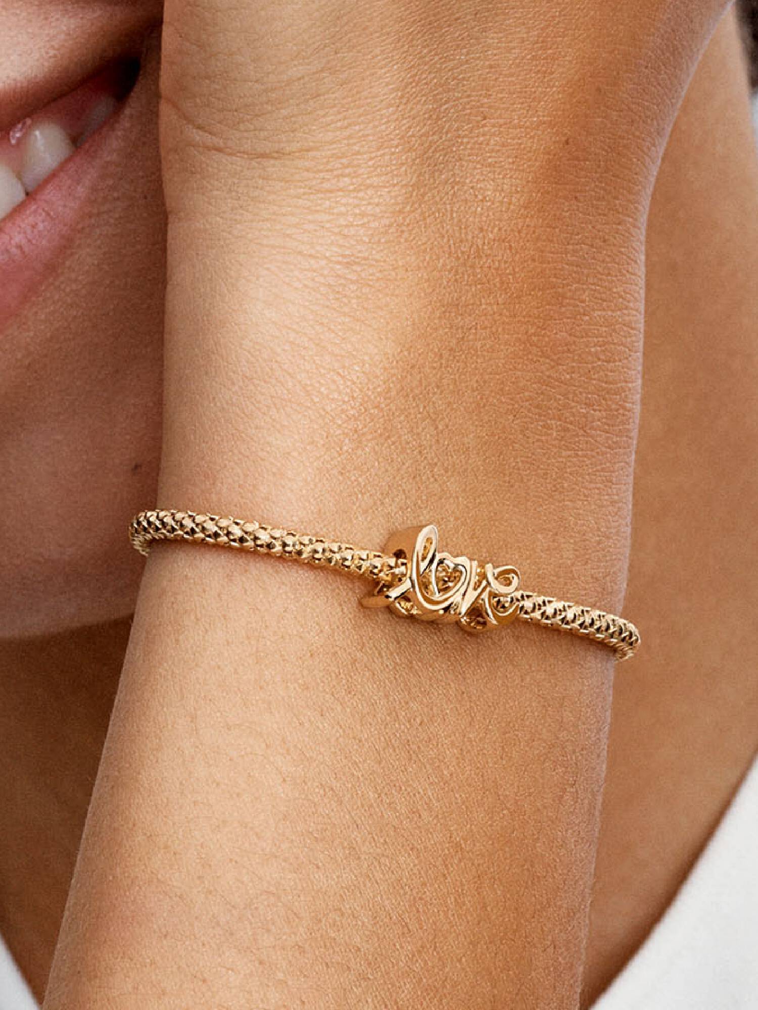 Handgeschriebene Liebe Charm