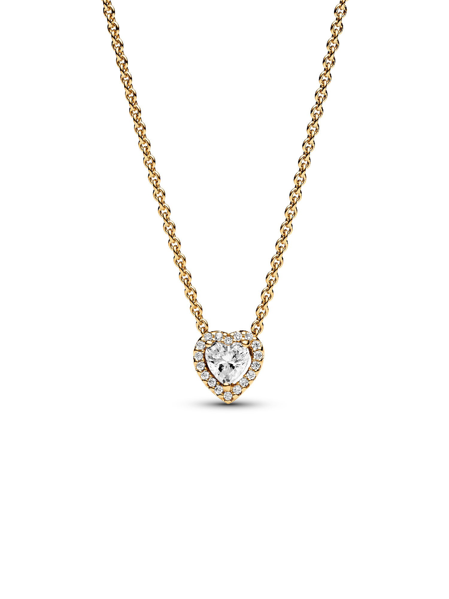 Funkelndes Herz Collier-Halskette