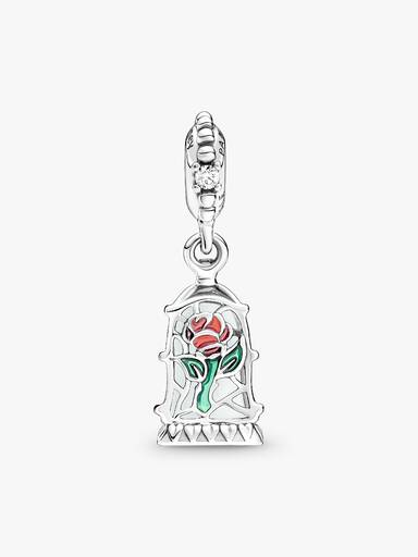 Disney Die Schöne und das Biest Verzauberte Rose Charm-Anhänger