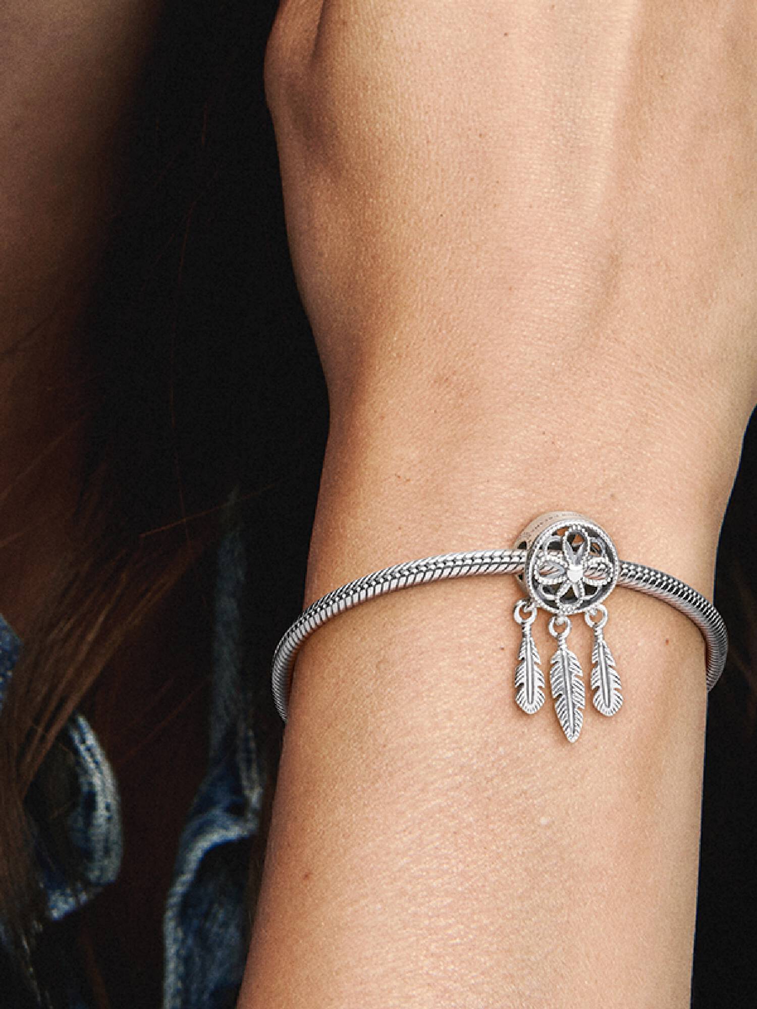 Spiritueller Traumfänger Charm