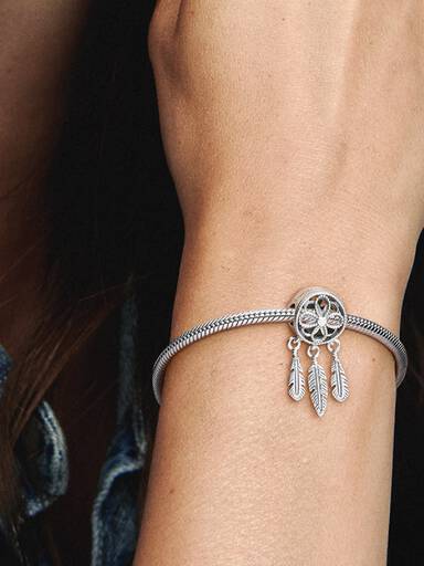 Spiritueller Traumfänger Charm