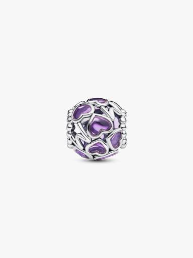 Offen gearbeitete Herzen Mum-Charm
