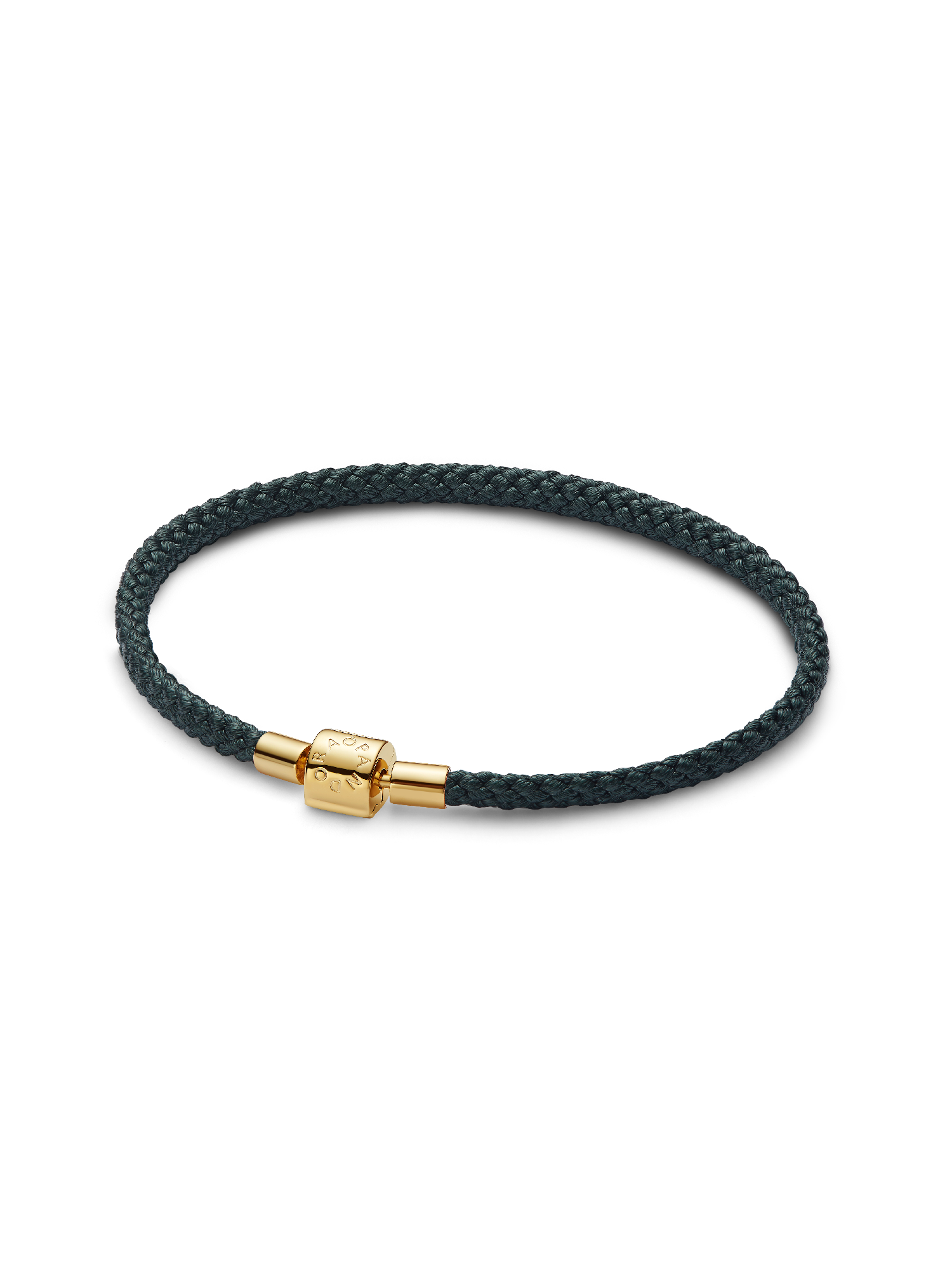 Schimmerndes Grünes Kordel-Armband
