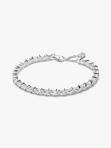 Funkelndes Dreieck Tennisarmband