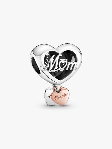 Dankeschön Mum Herz Charm