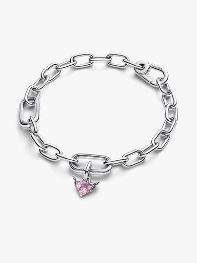 Geflügeltes Herz Mini-Charm-Anhänger