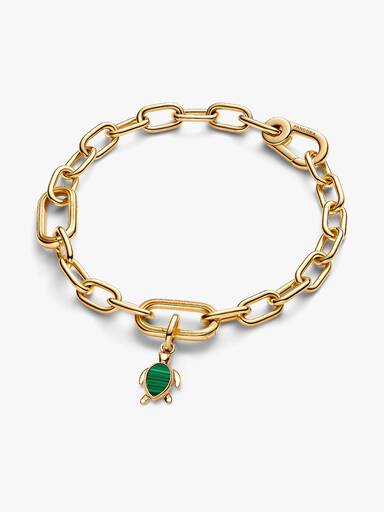 Grüne Schildkröte Mini-Charm-Anhänger