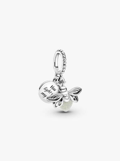 Glühwürmchen Charm-Anhänger