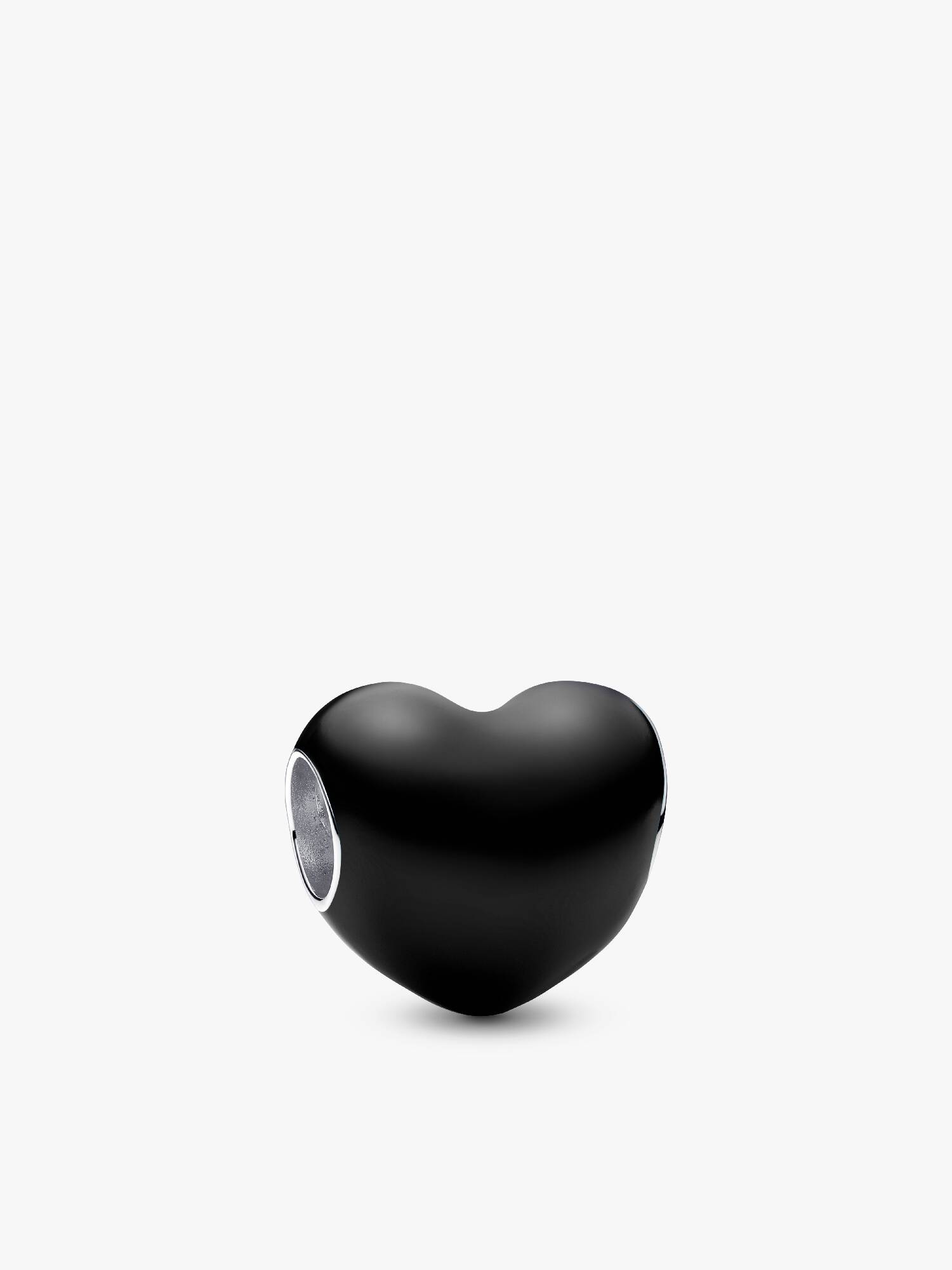 Schwarzes Herz Charm
