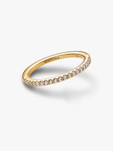 Funkelnder Band-Ring