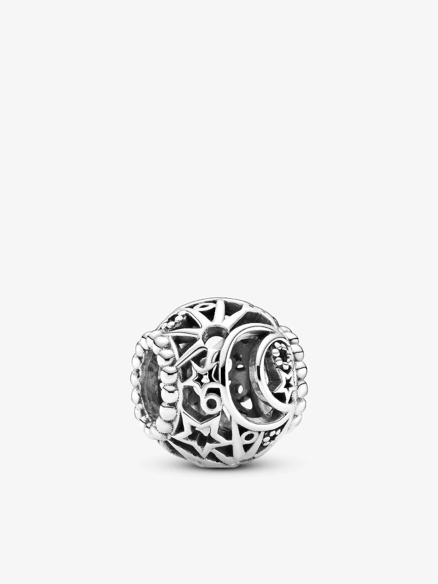Offen gearbeitetes Sonne, Mond & Sterne Charm