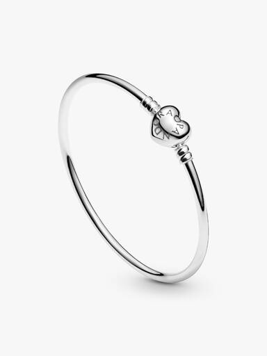 Pandora Moments Herzverschluss Armreif