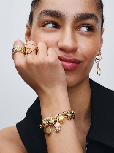 Pandora ME Metallperlen & Gliederkettenarmband