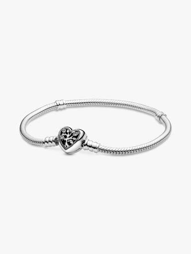 Stammbaum Herzverschluss Schlangen-Gliederarmband