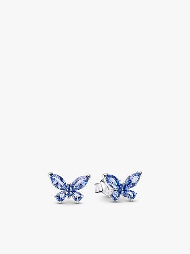 Schmuckset Blauer Schmetterling Halskette & Ohrring Set