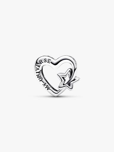 Offen gearbeitetes Familie Herz & Stern Charm