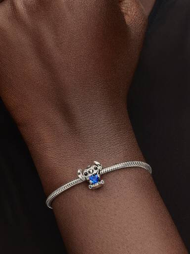 Disney Stitch Blaues Herz Charm