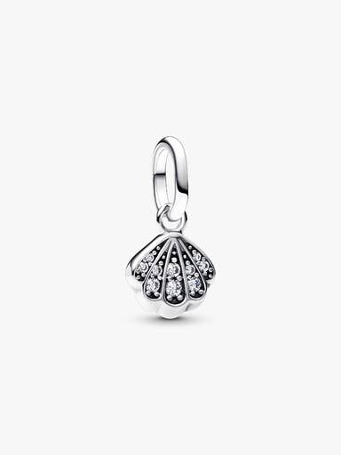 Funkelnde Muschel Mini-Charm-Anhänger