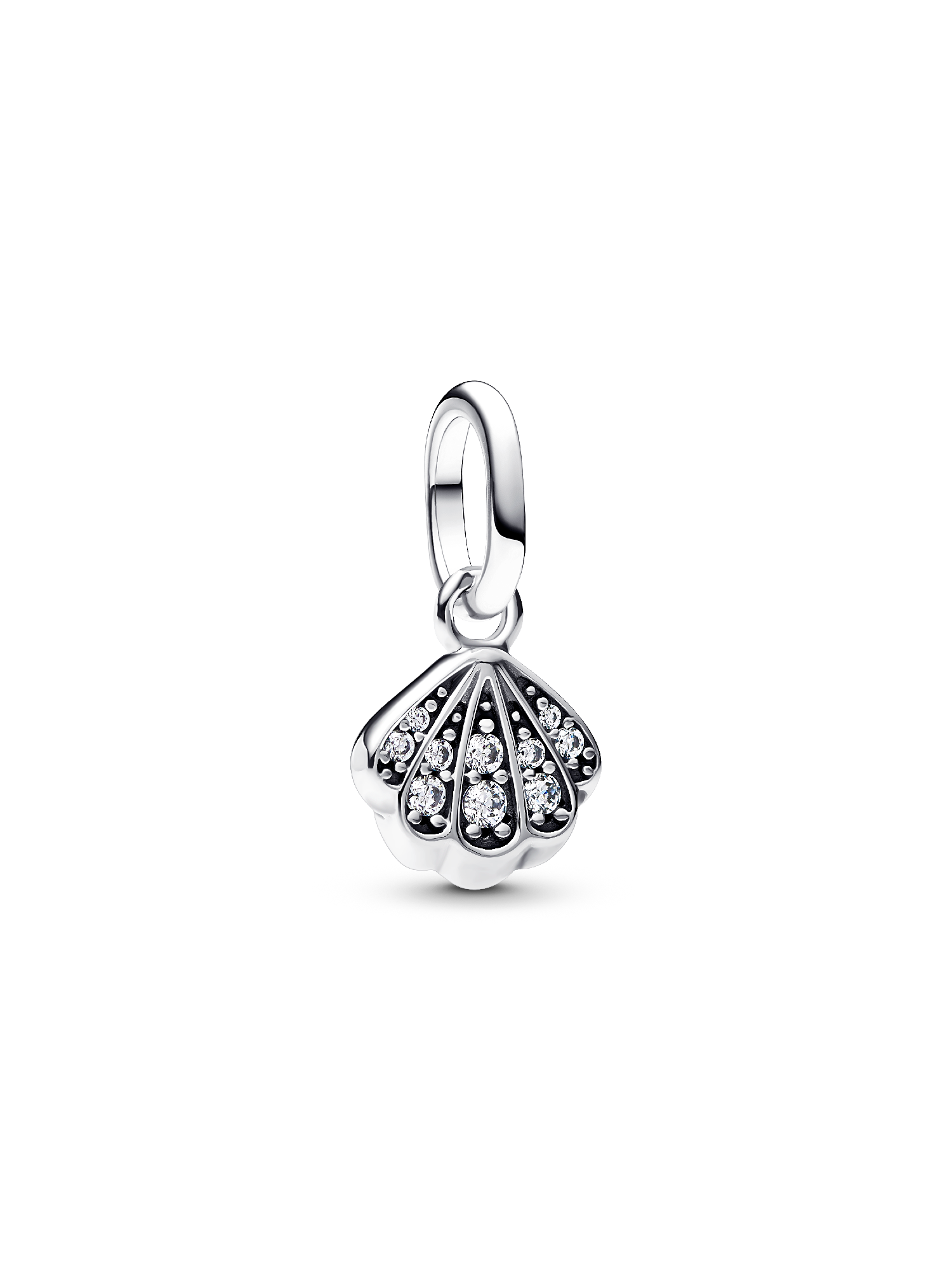 Funkelnde Muschel Mini-Charm-Anhänger
