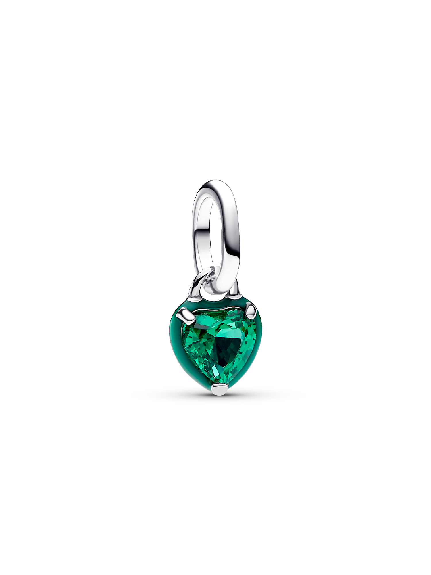 Pandora ME Grünes Chakra-Herz Mini-Charm-Anhänger