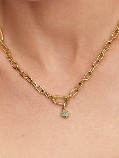Funkelnde Muschel Mini-Charm-Anhänger