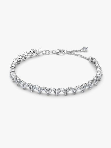 Drei Steine Herz Armband