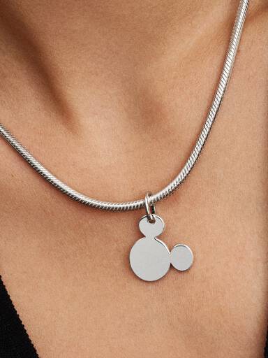 Disney Micky Maus Gravierbarer Charm-Anhänger