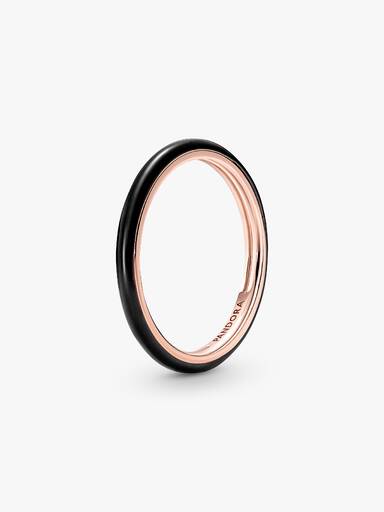 Pandora ME Schwarze Emaille Ring