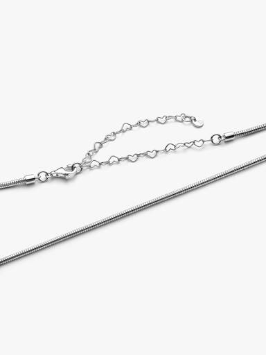 Elegante Schlangen-Gliederarmband-Halskette