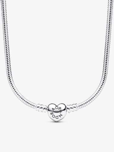 Gravierbarer Herz-Anhänger Charm & Halsketten Set