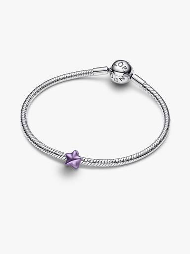 Violettes Stern Mini-Charm