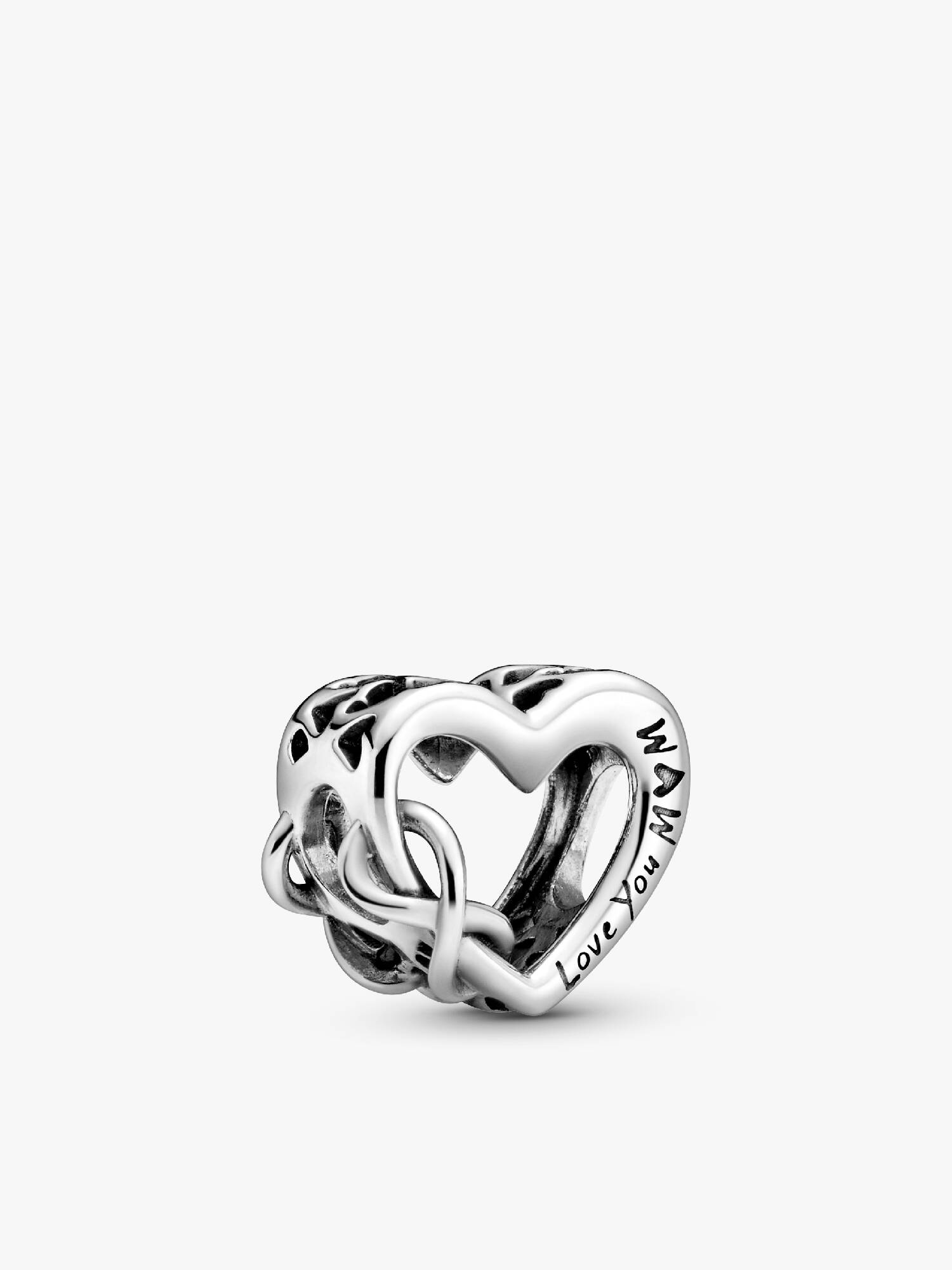 „Love You Mum“ Unendlichkeits-Herz Charm