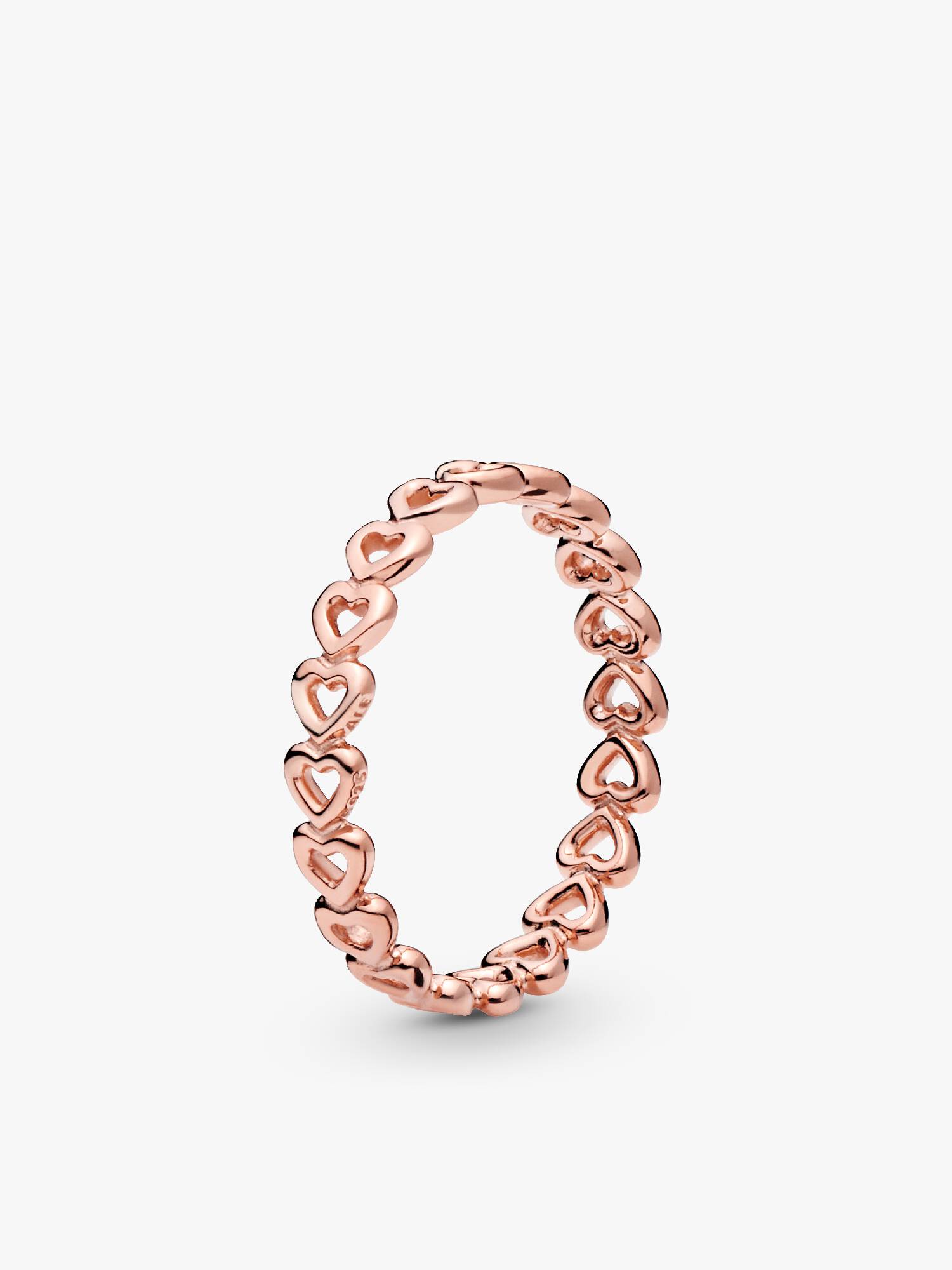 Gereihte Herzen Ring