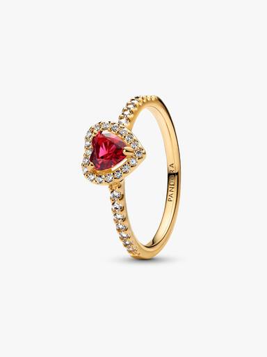 Funkelnder Herz Ring