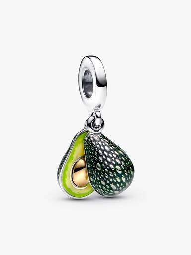 Avocado Doppelter Charm-Anhänger