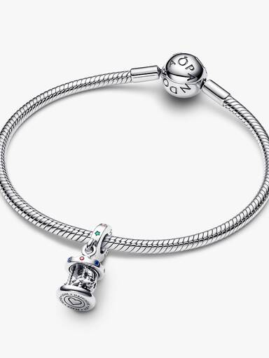 Drehendes Karussell Charm-Anhänger