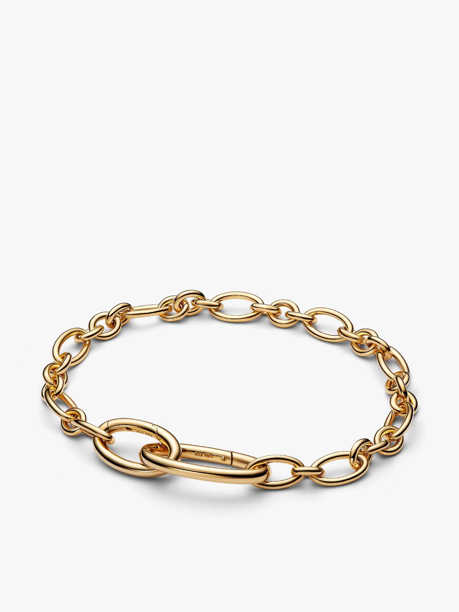 Aufklappbare Ovale Gliederketten-Armband