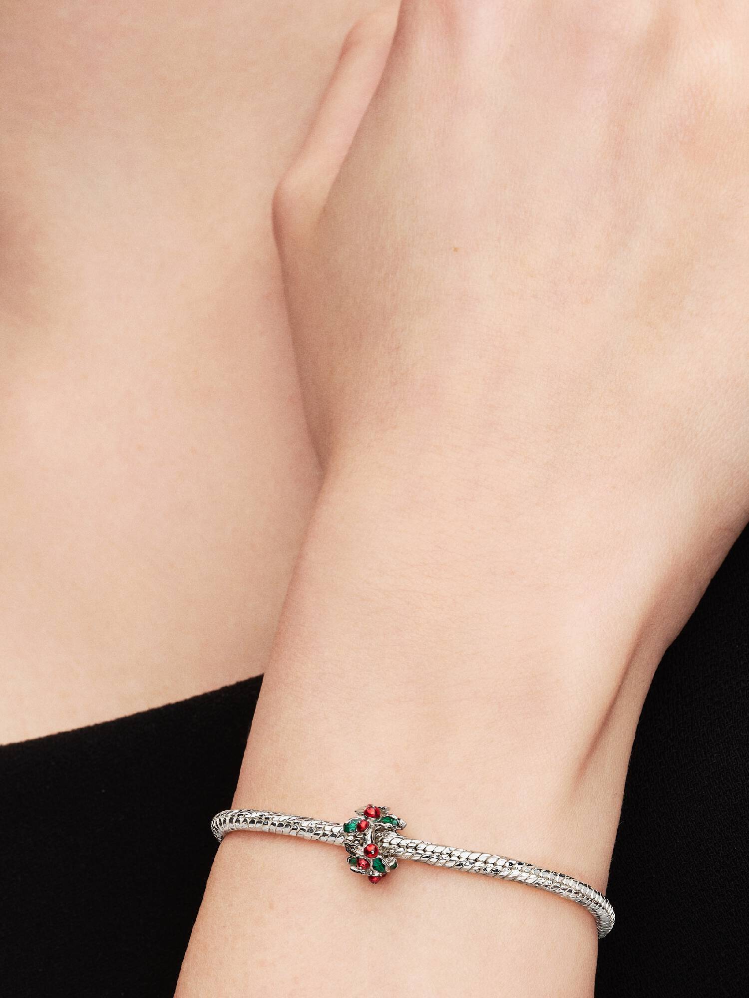 Weihnachtliche Stechpalme Charm