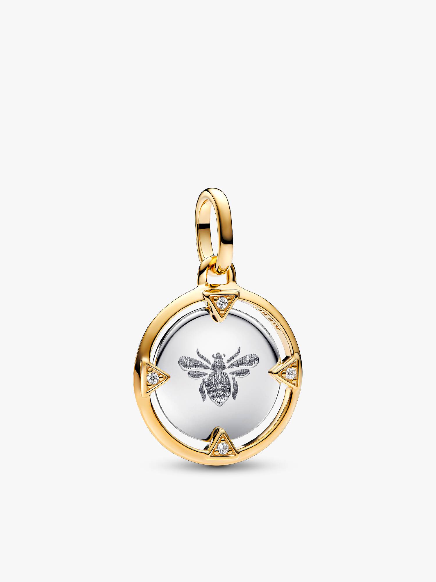 Biene Medaillon-Charm