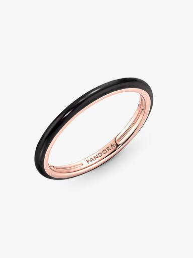 Pandora ME Schwarze Emaille Ring