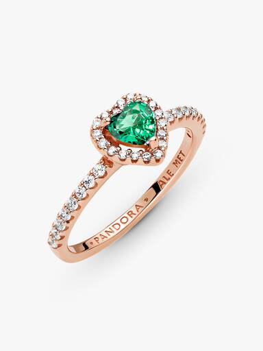 Funkelndes Erhabenes Herz Ring