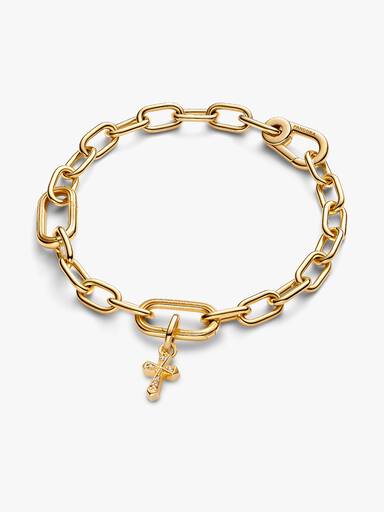 Funkelndes Kreuz Mini-Charm-Anhänger