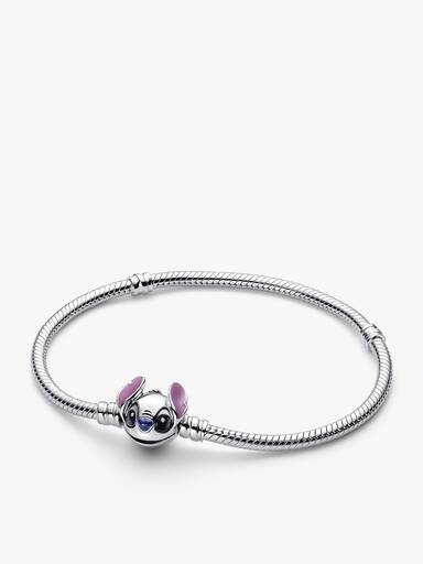 Disney Stitch Rose Charm und Armband Schmuckset