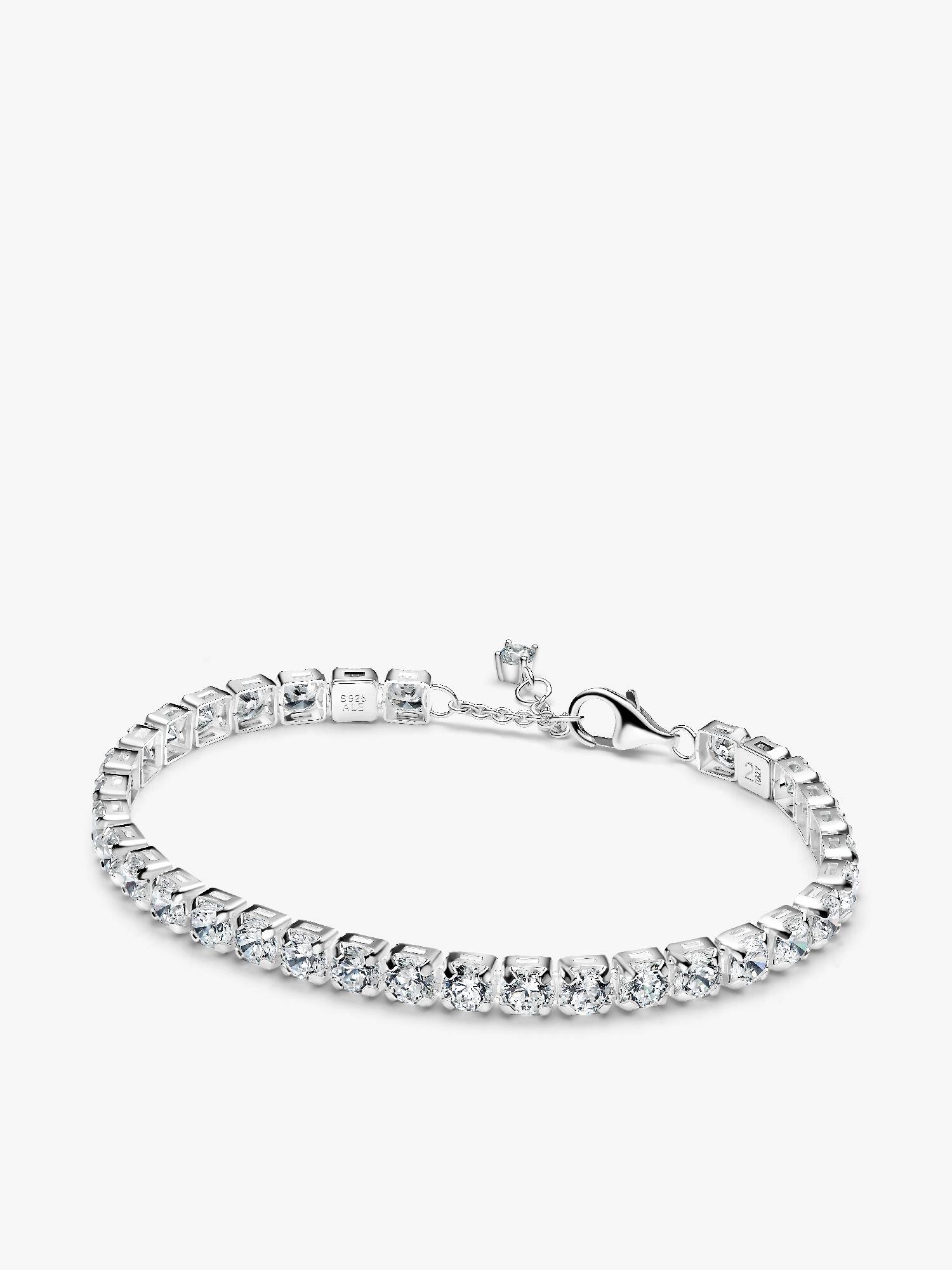 Funkelndes aussdrucksstarkes Tennisarmband